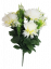Chryzantémy kytica x9 45cm umelá biela