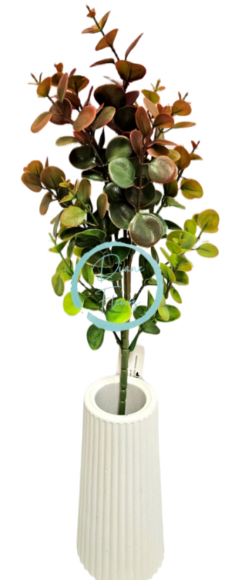 Dekorace eukalyptus umělý přízdoba zeleň 44cm