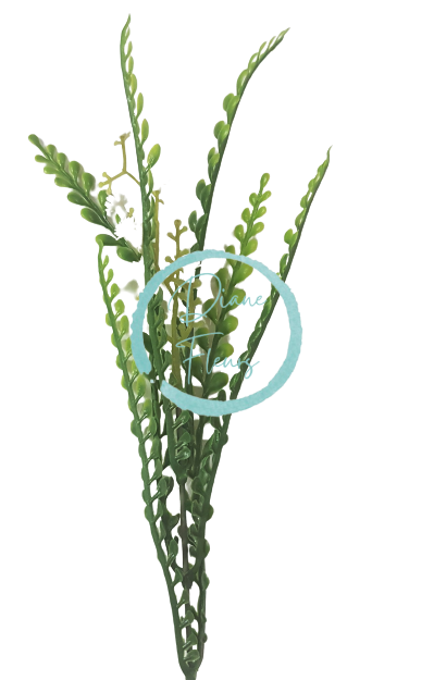 Decorazione verde artificiale 43 cm