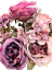 Künstliche Rosen & Hortensie strauß 48cm Lila, Rosa
