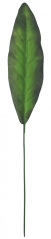 List Peacock zelený 56cm umělý