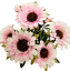 Buchet de Margarete 32cm roz flori artificiale