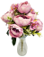 Exclusive Pivoňky Peonie kytice 50cm umělá růžová