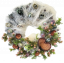 Wreath decorated with Mix of Flowers and Poppies and Accessories Ø 42cm