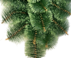 Ghirlanda ovale vuota 84cm x 46cm di pino artificiale