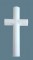 Crucea 3D ornament din plastic reciclabil 10cm x 5cm
