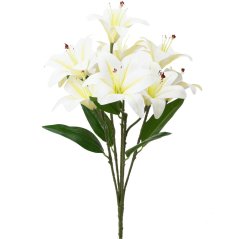 Lalia kytica krémová x5 51cm umelá