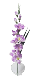 Gladiola kusová do vázy 78cm fialová umělá