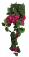 Umetna pelargonija Geranija plazeča x8 temno roza 70cm