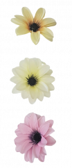 Cap de floare de Clematis Ø 11cm galben flori artificiale