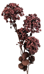 Dekorace přízdoba zeleň umělá 60cm tmavě hnědá