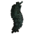 Vijenac "S" 95cm umjetni