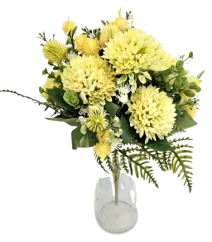 Bodlák & Doplňky velká kytice 40cm umělá sv. žlutá