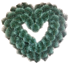Ghirlanda Cuore 93cm x 100cm di pino artificiale