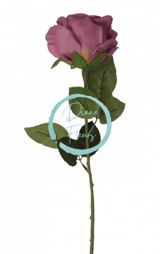 Lila rózsa 74 cm művirág