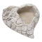 Doniczka dekoracyjna kamionkowa serce 16cm x 17,5cm x 7cm
