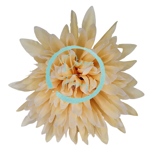 Cap de flori Crizantemă Ø 10cm piersicii flori artificiale