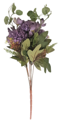 Chryzantémy kytica "7" 40cm fialová umelá