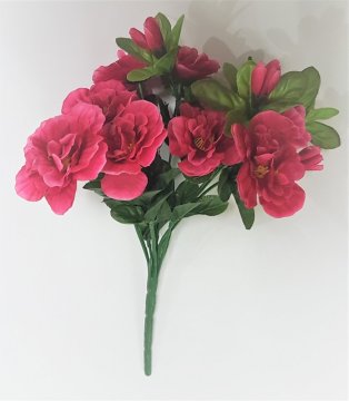 Azalky - Kvalitní a krásná umělá květina ideální jako dekorace - Materiál - hedvábí