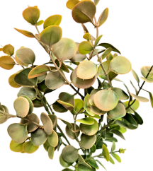 Dekorace eukalyptus umělý přízdoba zeleň 44cm