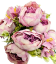 Exclusive Pivoňky Peonie kytice 50cm umělá růžová