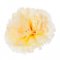 Cap de floare de garoafă Ø 7cm galben crem flori artificiale - pretul este pentru un pachet de 12 buc