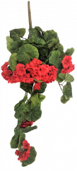 Plante artificiale Geranium x8 70cm rosu flori artificiale