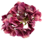 Изкуствена глава на хортензия 12 см бордо