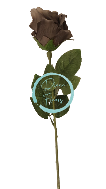 Ruža šedá 74cm umelá