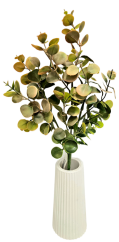 Dekorace eukalyptus umělý přízdoba zeleň 44cm