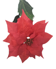 Poinsettia Vánoční hvězda 73cm červená umělá