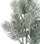 Lucfenyő gally 40cm zöld művirág havas