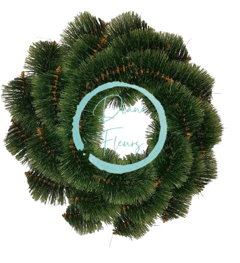 Veniec čečinový kruh Ø 50cm borovicový umelý