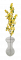 Aranyeső virág 70cm sárga művirág