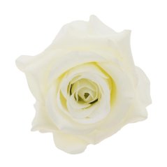 Artificial Rose Head Ø 10cm Cream