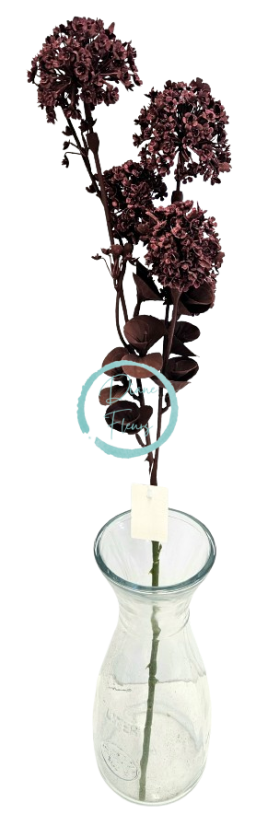 Dekorace přízdoba zeleň umělá 60cm tmavě hnědá