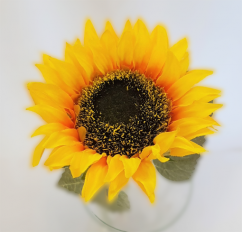 Künstliche Sonnenblume 64cm Gelb