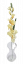 Komad gladiola u vazi 78 cm žuta umjetna