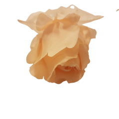 Rózsa szatén krém (65cm) művirág