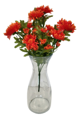 Margarete buchet portocaliu x5 34cm flori artificiale