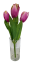 Šopek tulipanov x5 31cm vijoličen