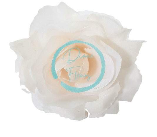 Ruža hlava kvetu Ø 10cm sv. ružová umelá