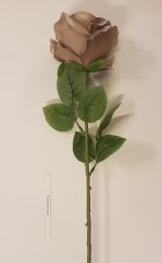 Barna rózsa 74 cm művirág