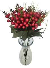 Decoration Twig Berry 45cm - the price is for 12 pieces, see photo-