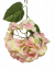 Hortenzia krémová & ružová 60cm umelá