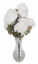 Chryzantémy kytica x10 53cm biela umelá