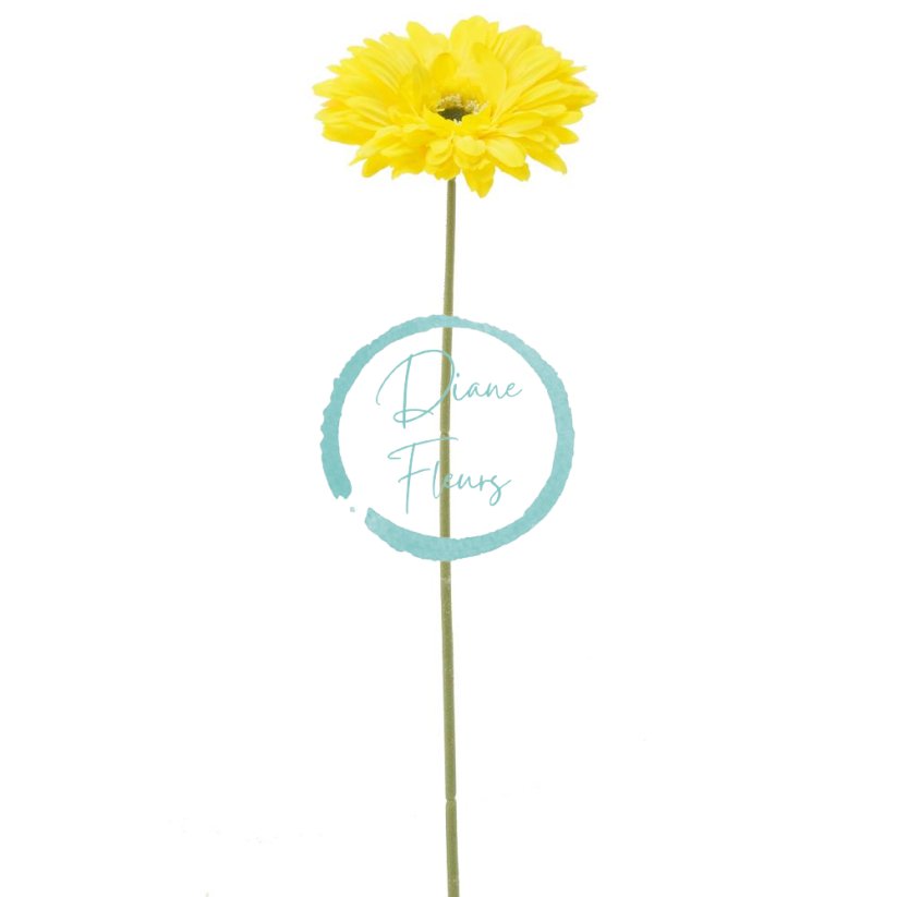 Gerbera kusová 44cm žltá umelá