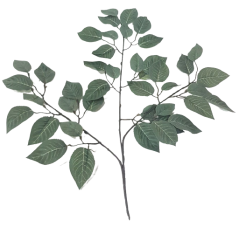 Ozdobna gałązka brzozy 58cm zielona sztuczna
