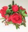 Růže kytice "7" červená 47cm umělá