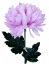 Crizantemă pe o tulpină Exclusive 60cm violet flori artificiale